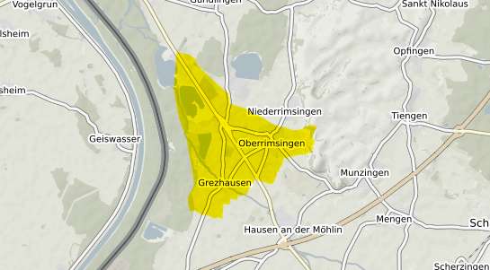 Immobilienpreisekarte Breisach am Rhein Oberrimsingen